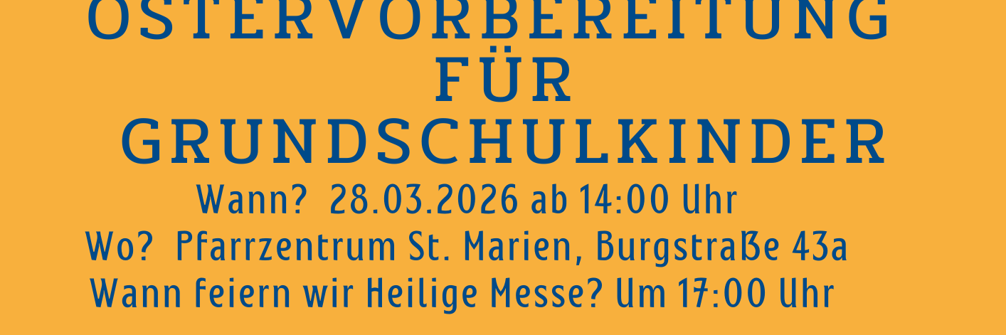 Ostervorbereitung