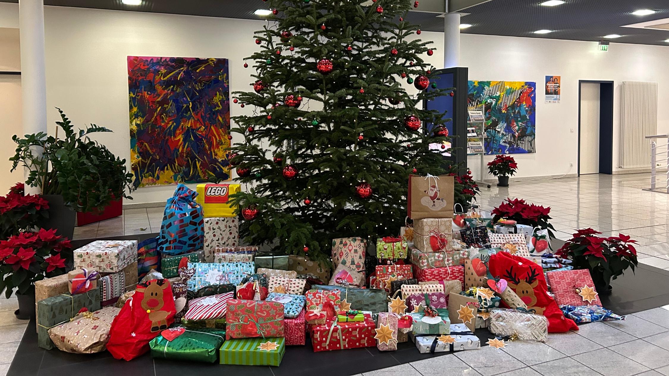 120 Geschenke unter dem Bechle-Weihnachtsbaum