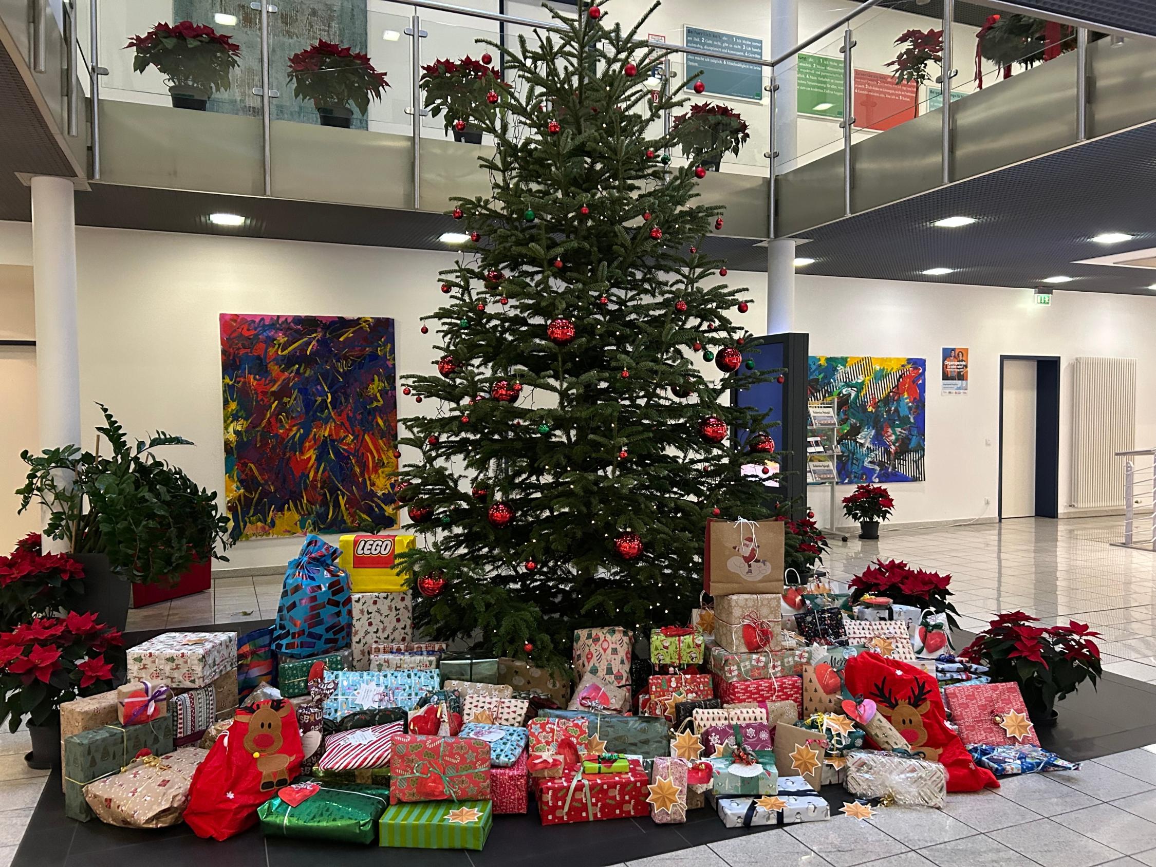 120 Geschenke unter dem Bechle-Weihnachtsbaum