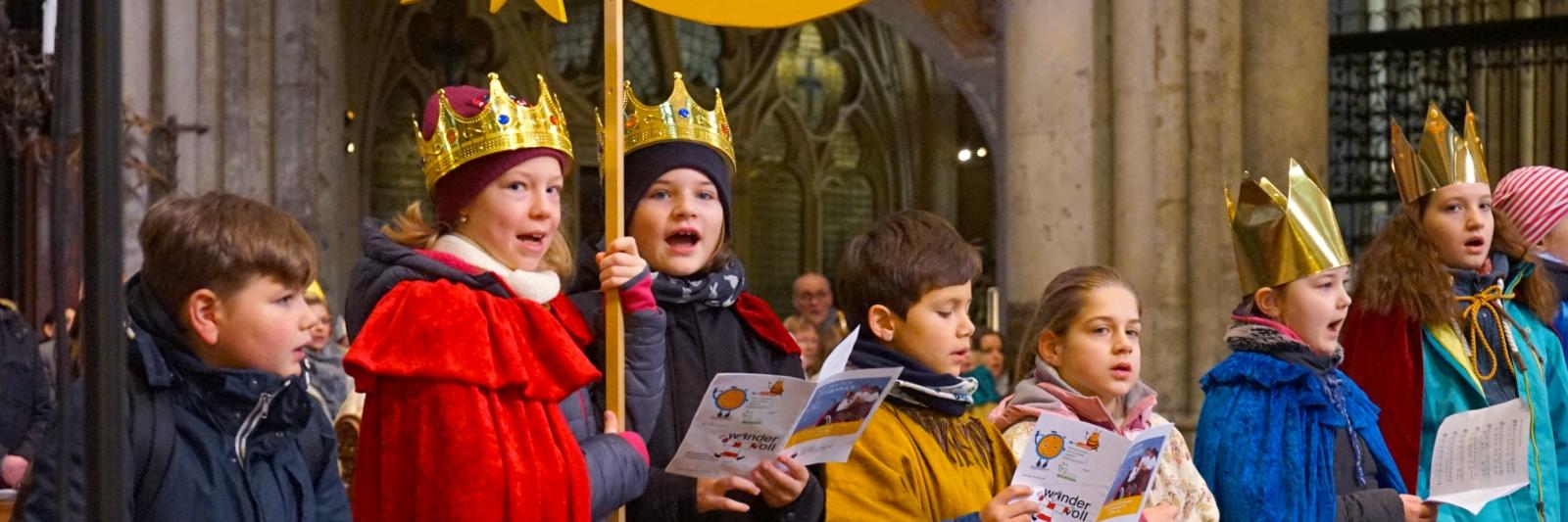 Sternsinger Aussendung 2018 Foto: 28.12.2018
Aussendung der Sternsinger im Kölner Dom